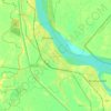 Samserganj topographic map, elevation, terrain