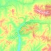 городское поселение Сковородино topographic map, elevation, terrain