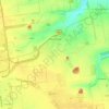 Myrnohrad topographic map, elevation, terrain