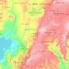 Sidama topographic map, elevation, terrain