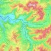 Turbenthal topographic map, elevation, terrain