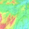 Llíber topographic map, elevation, terrain