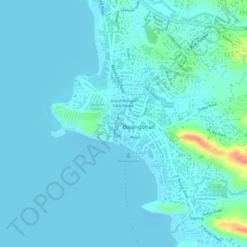 Libis topographic map, elevation, terrain