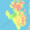 Isla del Príncipe de Gales topographic map, elevation, terrain