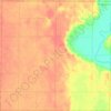Wright Township topographic map, elevation, terrain