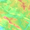 Hontoria del Pinar topographic map, elevation, terrain