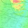 Surakarta topographic map, elevation, terrain