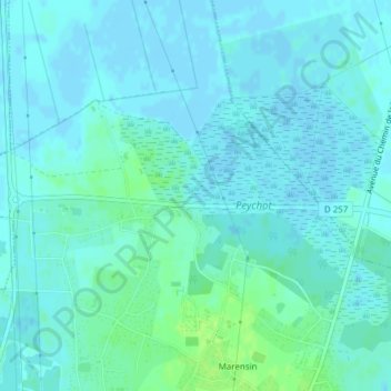 33440 topographic map, elevation, terrain