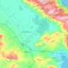 Municipal Unit of Karla topographic map, elevation, terrain