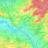 Sandhurst topographic map, elevation, terrain