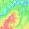 Fleurieux-sur-l'Arbresle topographic map, elevation, terrain