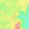 Santa Rita de Ibitipoca topographic map, elevation, terrain