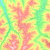 Paranacity topographic map, elevation, terrain