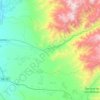 Humay topographic map, elevation, terrain