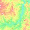 Barão de Grajaú topographic map, elevation, terrain