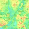 Grebin topographic map, elevation, terrain