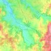 Chamboret topographic map, elevation, terrain