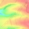 Malynivka topographic map, elevation, terrain