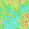 Ministic Lake topographic map, elevation, terrain