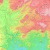 Haut-Nkam topographic map, elevation, terrain
