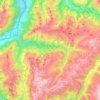 Plessur topographic map, elevation, terrain