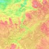 Alytus County topographic map, elevation, terrain