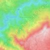 Parada de Monteiros topographic map, elevation, terrain