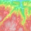 Warwick Mountain topographic map, elevation, terrain
