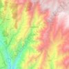 Santa Bárbara topographic map, elevation, terrain