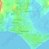 Maldonado topographic map, elevation, terrain