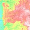 Itiquira topographic map, elevation, terrain