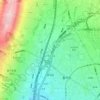 Xitun District topographic map, elevation, terrain