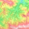 Polaciones topographic map, elevation, terrain