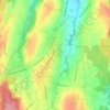 Carrouge (VD) topographic map, elevation, terrain