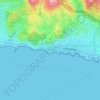Baños del Carmen topographic map, elevation, terrain