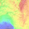 Oural topographic map, elevation, terrain