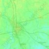 Katihar topographic map, elevation, terrain