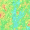 Ukonvesi topographic map, elevation, terrain