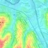Barcelona topographic map, elevation, terrain