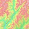 Drosh Tehsil topographic map, elevation, terrain