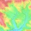 Kruh topographic map, elevation, terrain