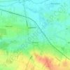 Wieluń topographic map, elevation, terrain
