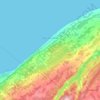 Baie-des-Sables topographic map, elevation, terrain