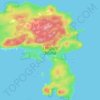 Langara Island topographic map, elevation, terrain