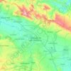 Santiago de los Caballeros topographic map, elevation, terrain