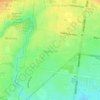 Albanvale topographic map, elevation, terrain