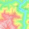 Salcahuasi topographic map, elevation, terrain