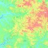 Candeias topographic map, elevation, terrain