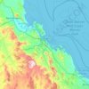 Gladstone Regional topographic map, elevation, terrain