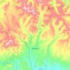 Ajoyani topographic map, elevation, terrain